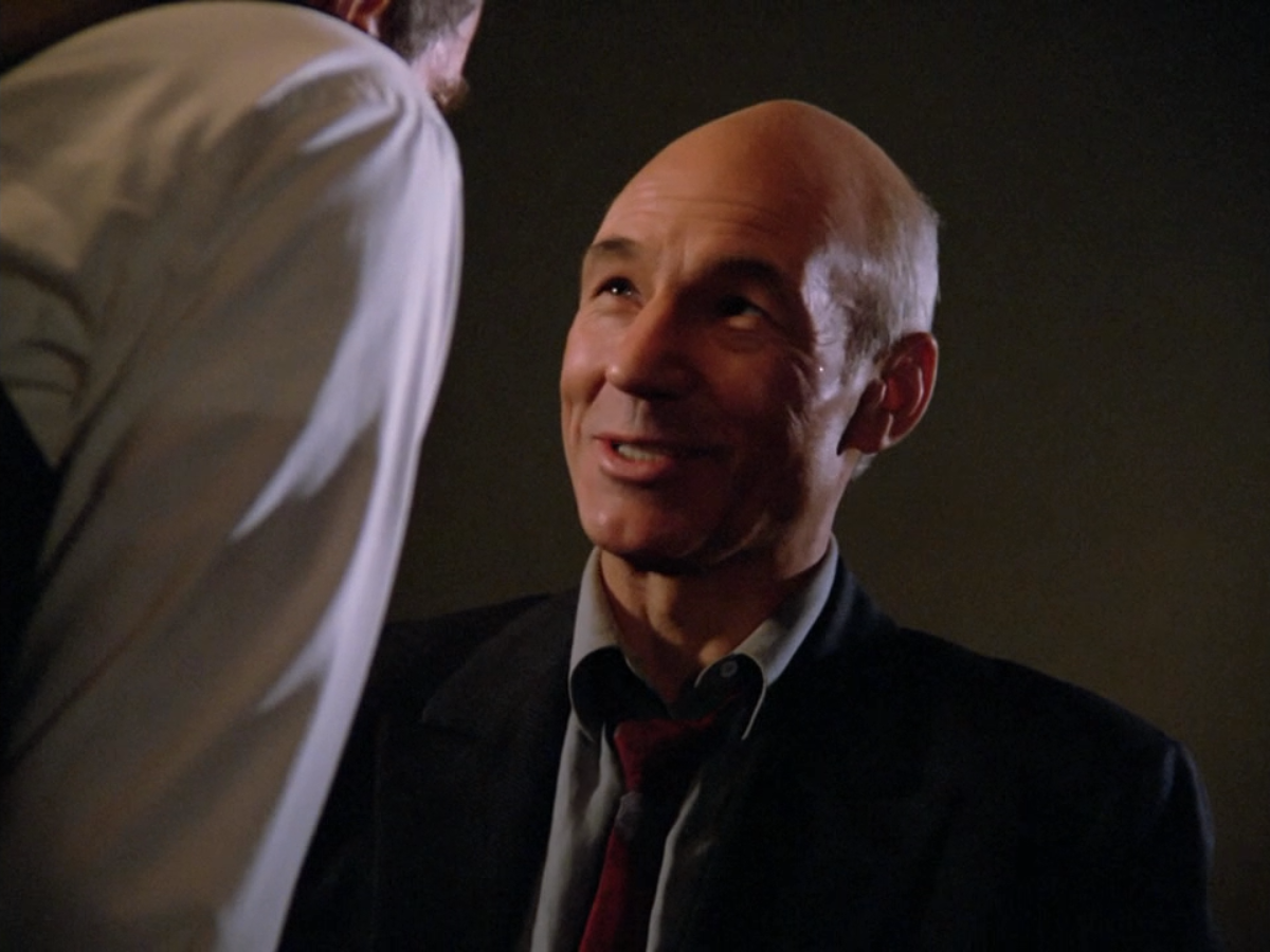 Picard enjoying his interrogation a little too much.