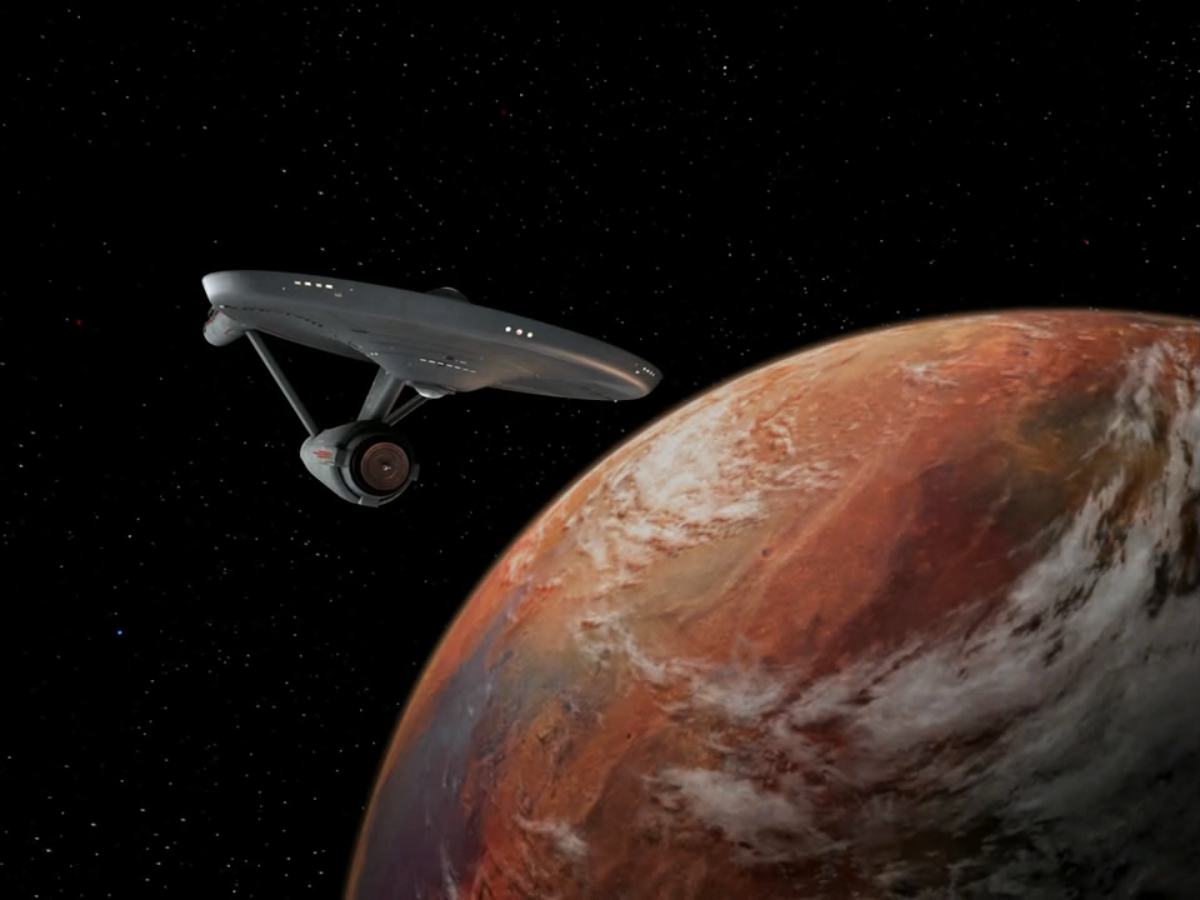 ...and the 23rd century Enterprise. Which looks more advanced?