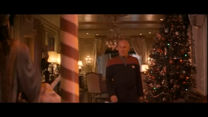 Picard's family Christmas, because Picard has always been shown to have a love of children.