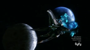 Also getting a cool starship is the epitome of character development, so there's that.