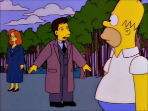 Simpsons X-Files Cameos